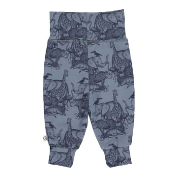 Pantaloni Mini me bleumarin cu imprimeu, pentru bebeluși