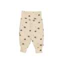 Pantaloni Mini crem cu imprimeu planete, pentru bebeluși
