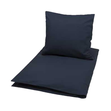 Lenjerie bleumarin de pat pentru bebeluși din bumbac organic