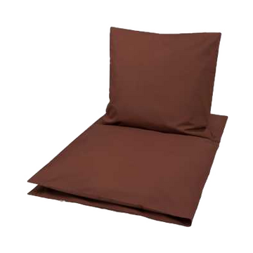 Lenjerie maro fudge pentru bebeluși din bumbac organic