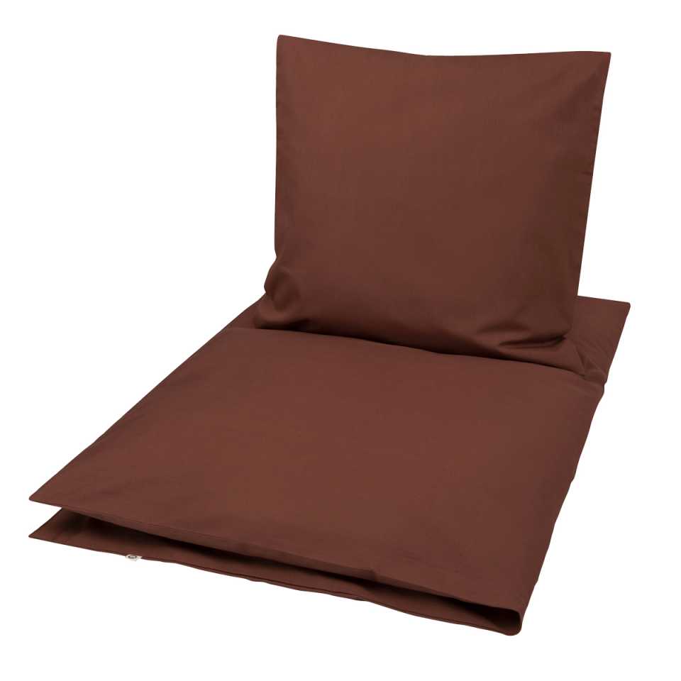Lenjerie maro fudge pentru bebeluși din bumbac organic