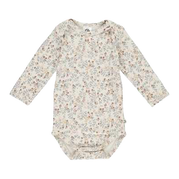 Body crem cu imprimeu floral mic pentru bebeluși