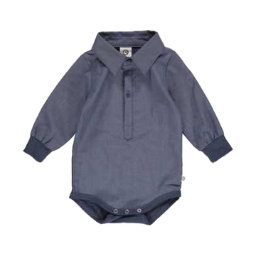 Body cămașă chambray pentru bebeluși