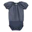 Body Chambray cu mânecă scurtă