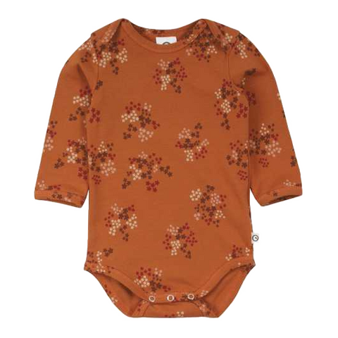 Body portocaliu Flora pentru bebeluși