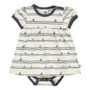 Body rochiță cu imprimeu bărci pentru bebeluși