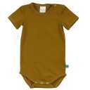 Body verde pesto Alfa cu mânecă scurtă