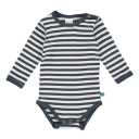Body moale cu dungi bleumarin pentru bebeluși