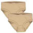 Set două perechi de chiloți bej pentru fete