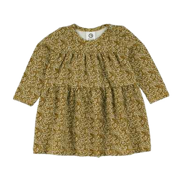 Rochie Petit Fleur din bumbac organic pentru bebe și fetițe