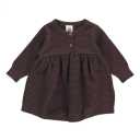 Rochie tricotată maro pentru bebeluși și fetițe