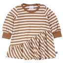 Rochie cu dungi din bumbac pentru bebeluși și fetițe