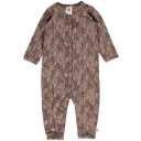 Salopetă bebeluși cu imprimeu girafe