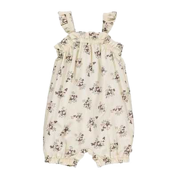 Salopetă de vară Flora Poplin pentru bebeluși