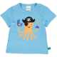 Tricou bleu cu imprimeu caracatiță pirat pentru bebeluși