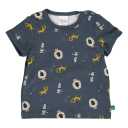 Tricou bleumarin cu imprimeu animale pentru bebeluși