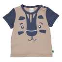 Tricou crem cu imprimeu animal pentru bebeluși