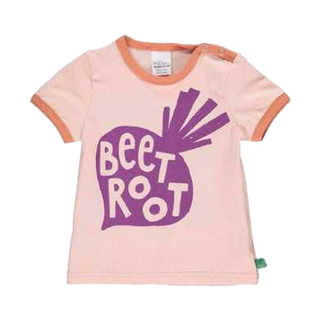 Tricou cu imprimeu sfeclă pentru bebeluși