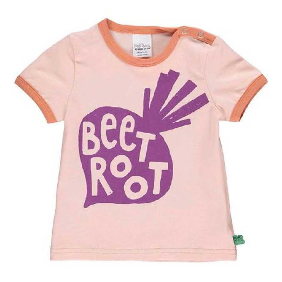 Tricou cu imprimeu sfeclă pentru bebeluși
