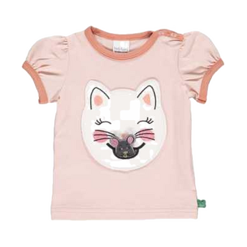 Tricou cu imprimeu pisică