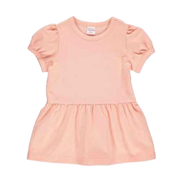 Tricou Alfa peplum roz, pentru fetițe