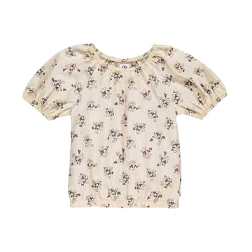 Tricou Flora poplin pentru fete