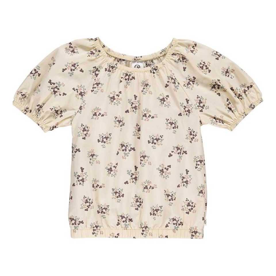 Tricou Flora poplin pentru fete