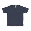 Tricou bleumarin cu buzunar, pentru copii