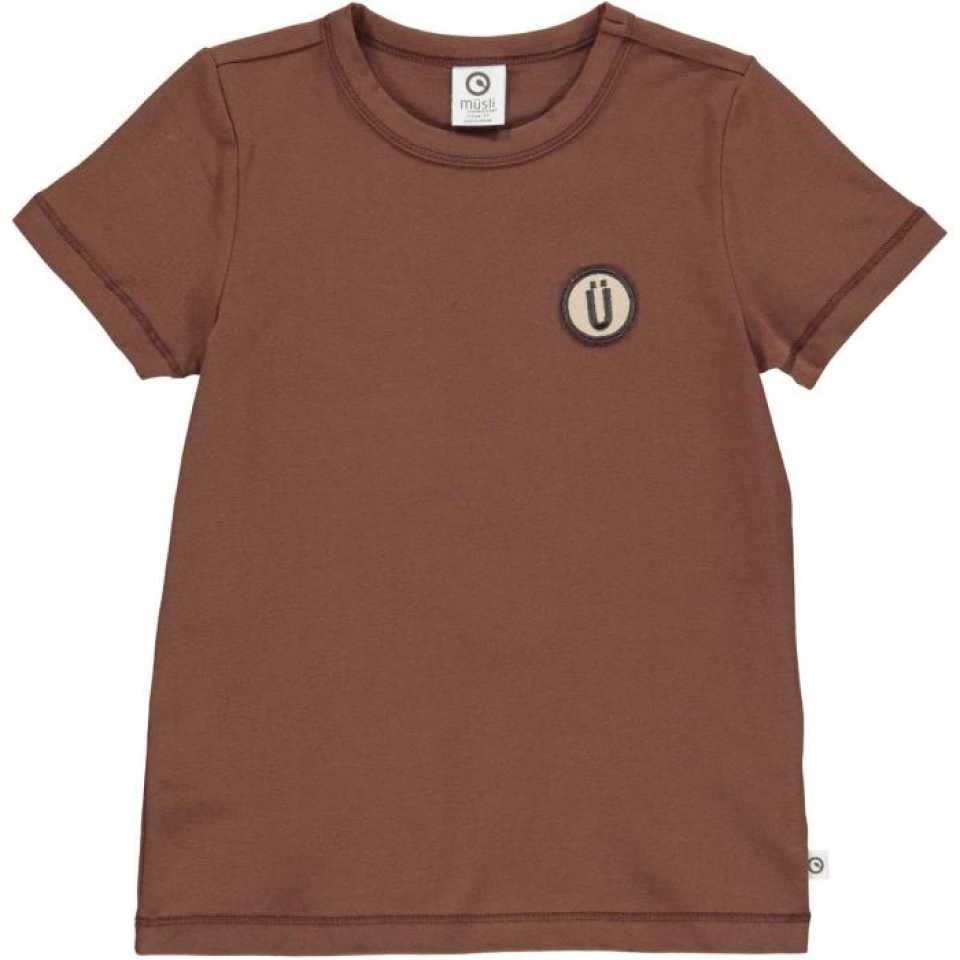 Tricou maro cu imprimeu logo pentru copii