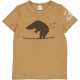 Tricou bej cu imprimeu urs pentru copii