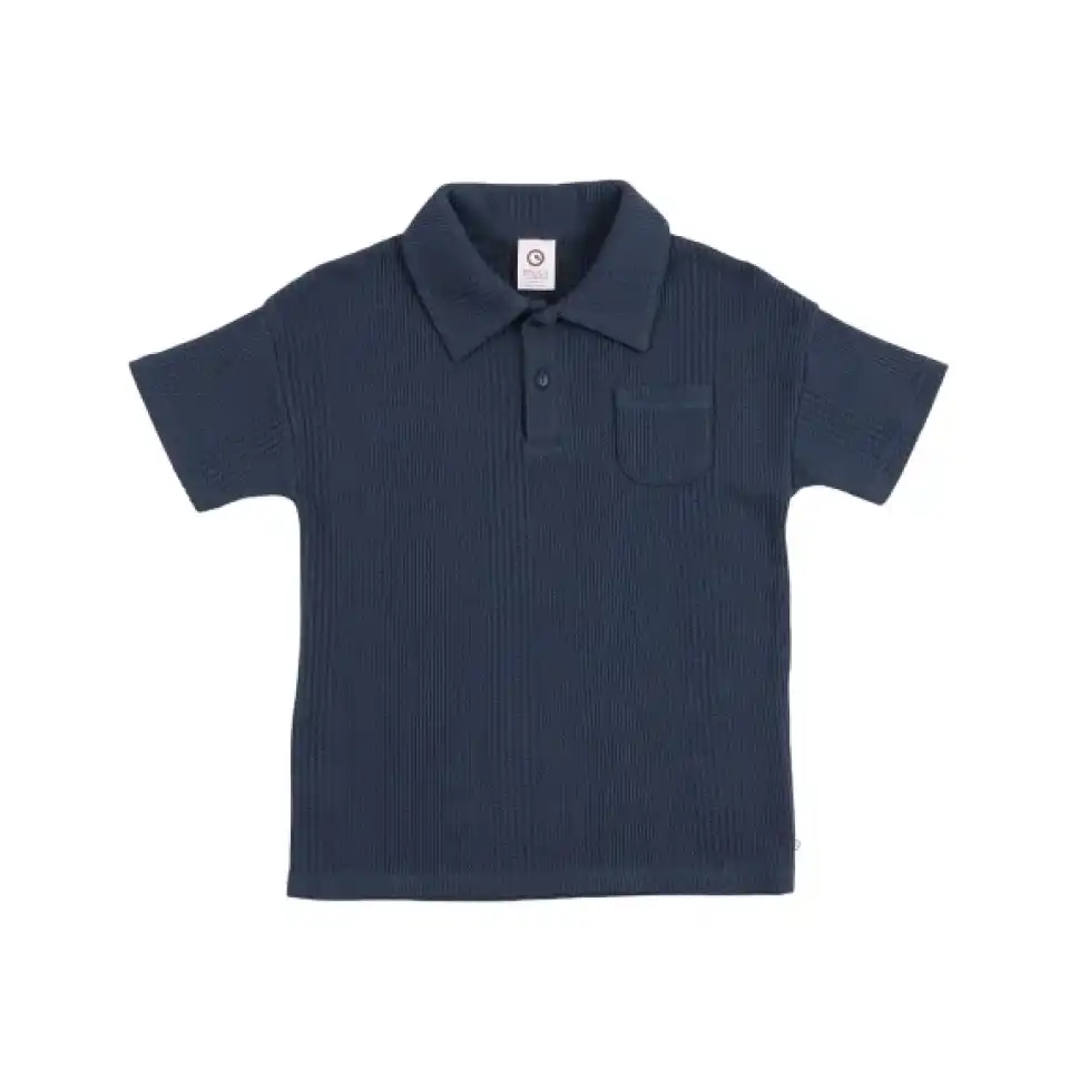 Tricou cu guler, Waffle rib pentru copii