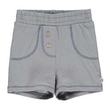 Pantaloni scurți comozi, gri, pentru bebeluși
