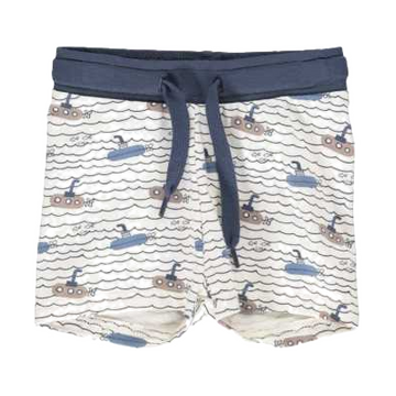 Pantaloni scurți cu imprimeu submarine, pentru bebeluși