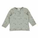 Bluziță verde cu imprimeu zmeie, pentru bebeluși