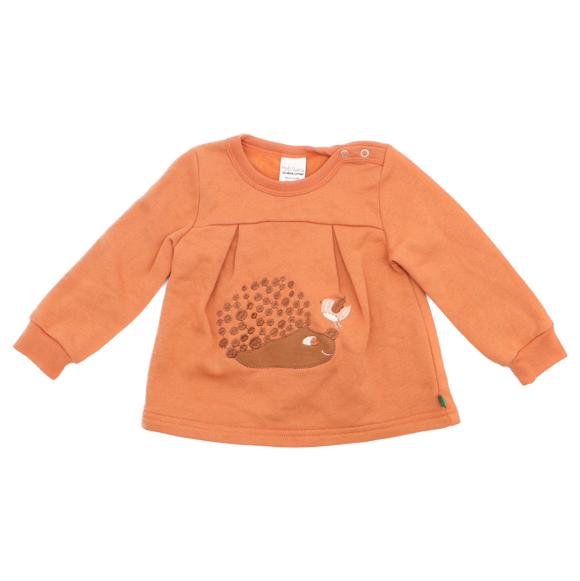 Rochiță sienna cu imprimeu arici