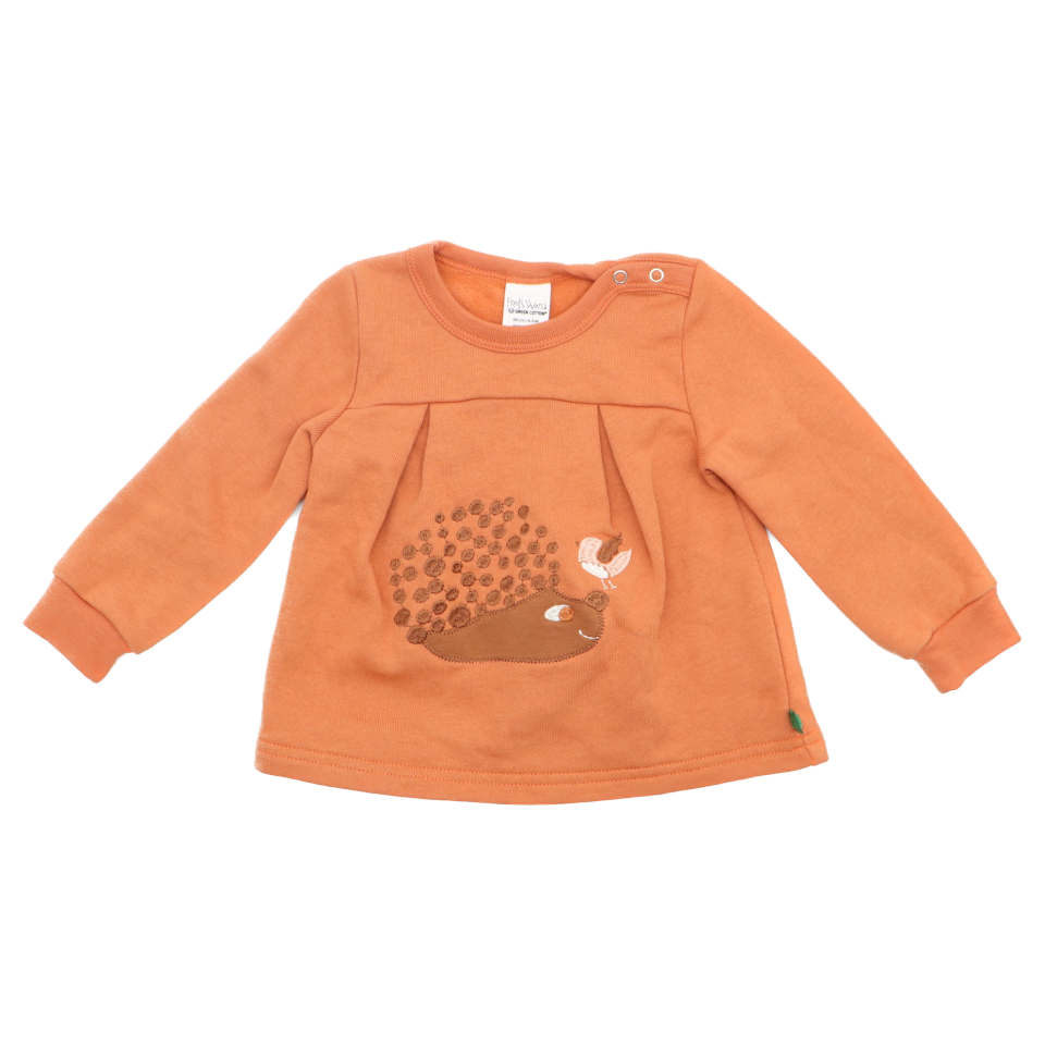 Rochiță sienna cu imprimeu arici