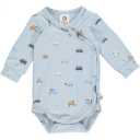 Body tip kimono cu imprimeu mașinuțe