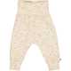 Pantaloni crem cu imprimeu steluțe