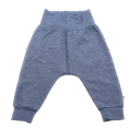 Pantaloni în nuanța denim, din bumbac organic