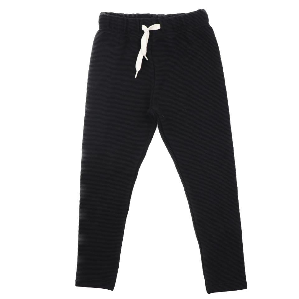 Pantaloni de trening negri slim fit