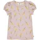 Tricou roz cu imprimeu floral Flipendula pentru fete