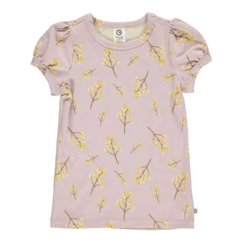 Tricou roz cu imprimeu floral Flipendula pentru fete