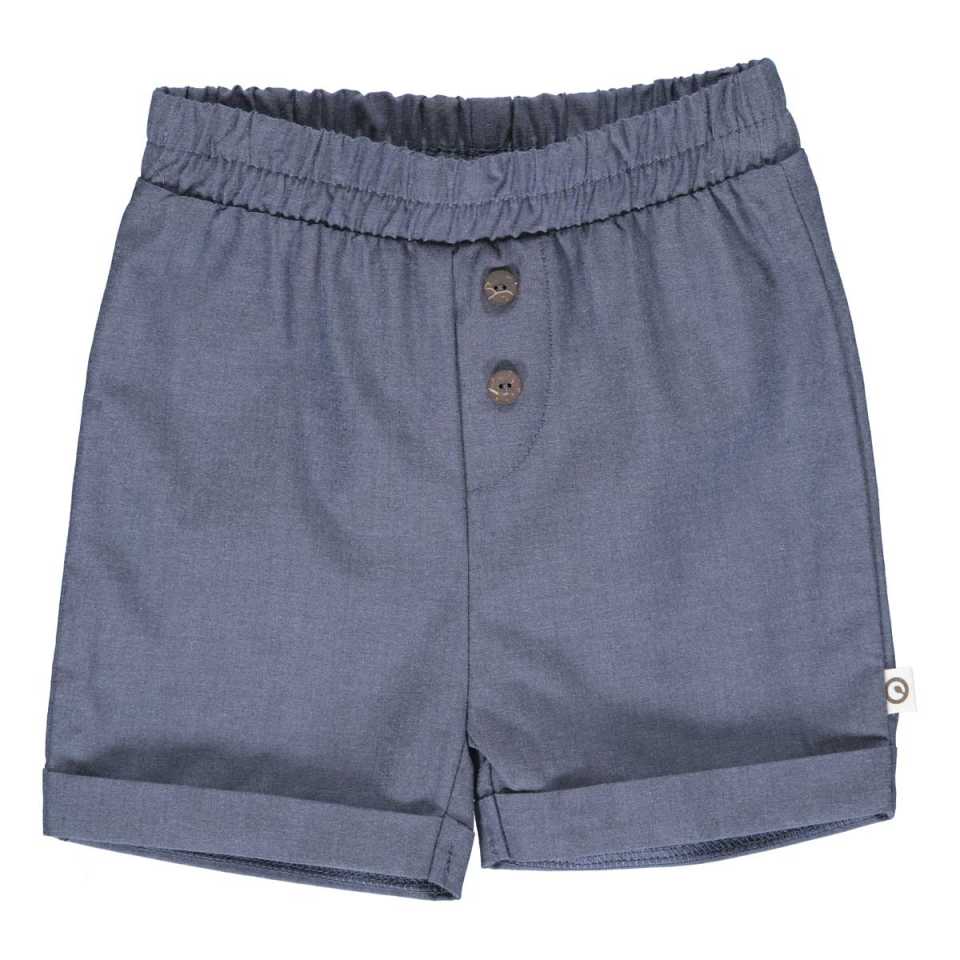 Pantaloni scurți chambray, pentru bebeluși