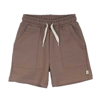 Pantaloni scurți maro cu buzunare, pentru copii