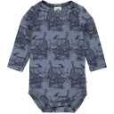 Body albastru cu imprimeu savană, pentru bebeluși