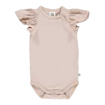Body roz comfy cu mânecă scurtă pentru bebeluși