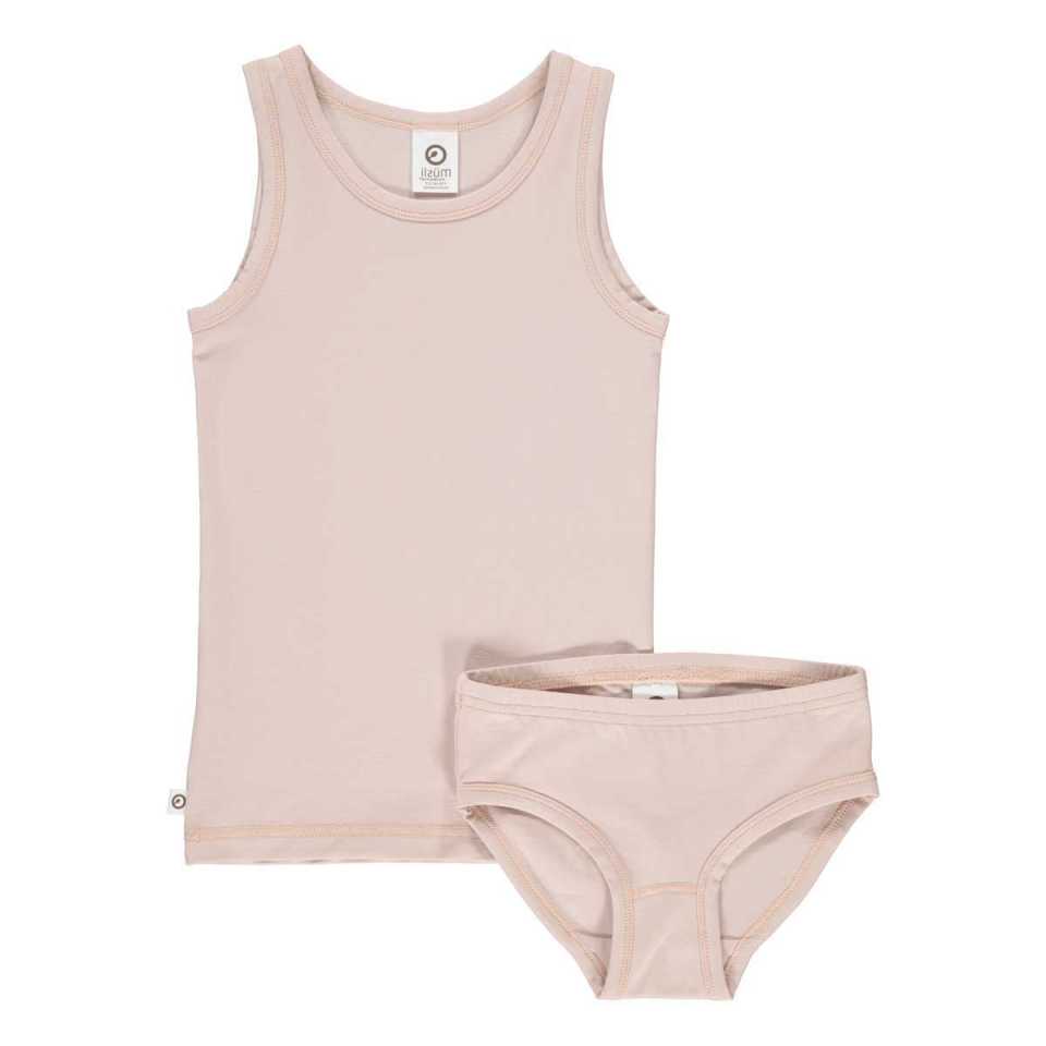 Set rose sugar format din maieu și chilot pentru fete