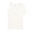 Set alb format din maieu și chilot pentru fete