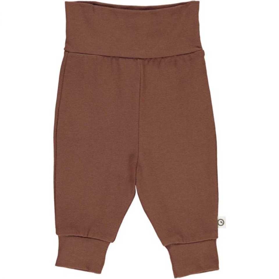 Pantaloni maro acorn pentru bebeluși
