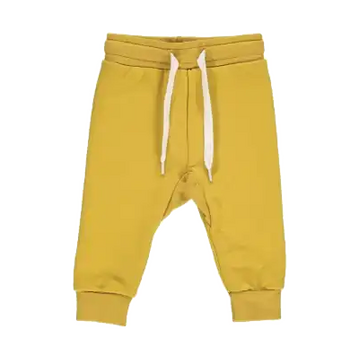 Pantaloni de trening galben miere pentru bebeluși